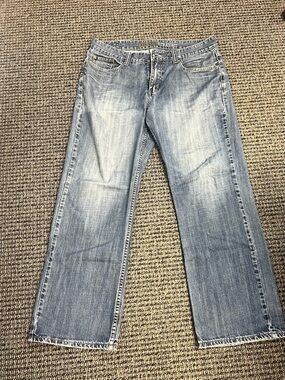 Men's Urban Up Distressed Relaxed  Denim Jeans - Size 34 x 30